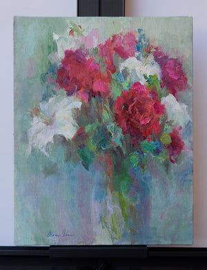 Lilies and Roses - SOLD