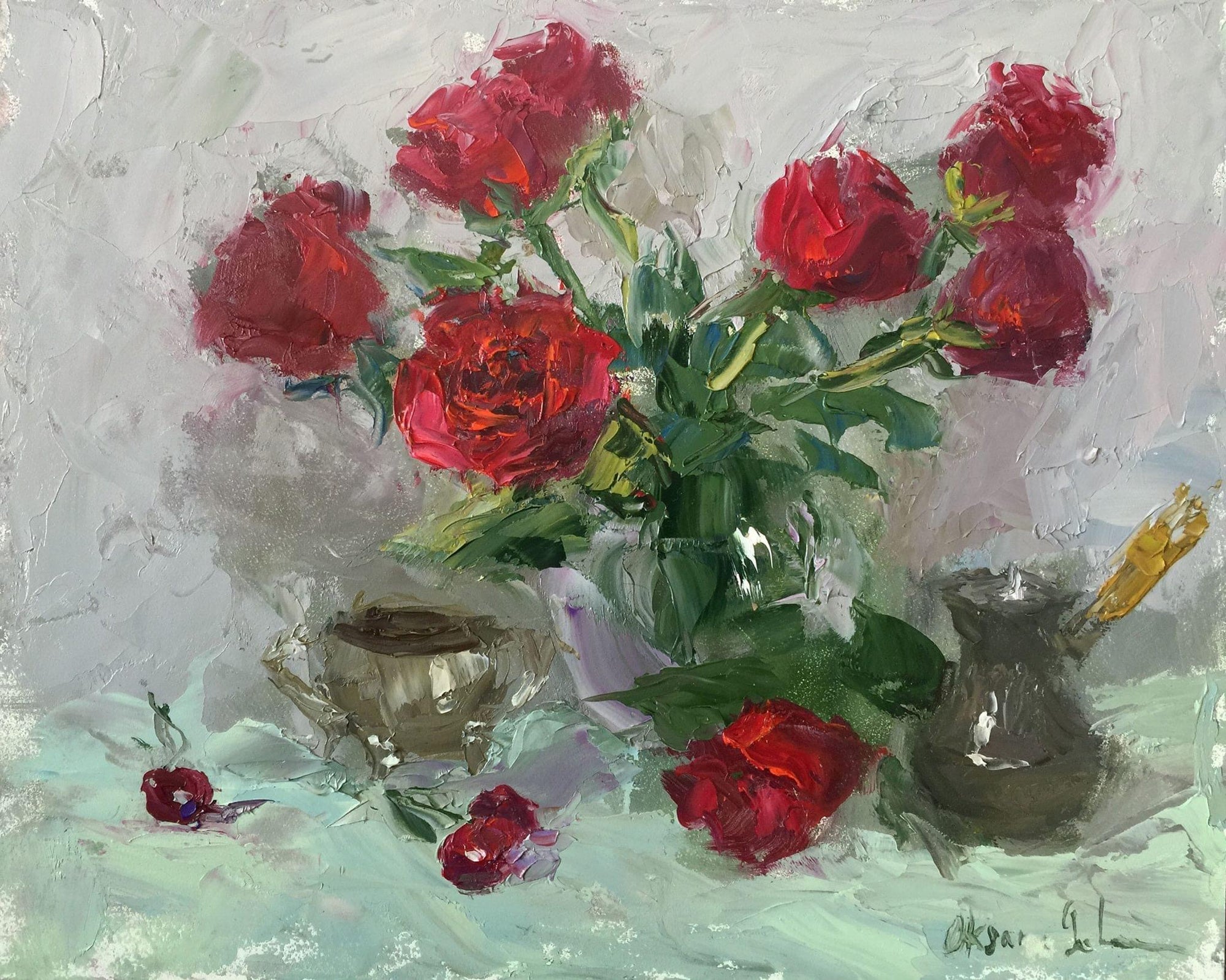 Red Roses and Cherries