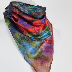 Spring is Coming, 25.5-inch Square Italian Silk Scarf