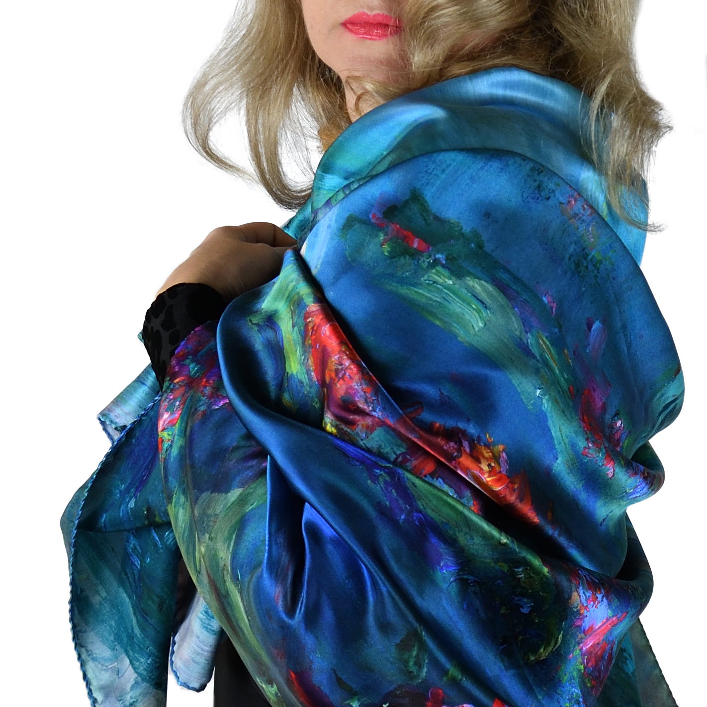 Silk on sale art scarves